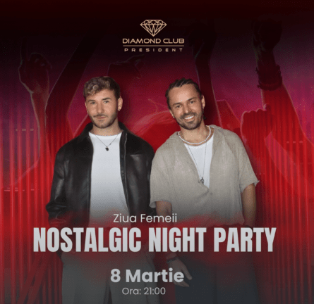 Petrecere de Ziua Femeii la Băile Felix. Dony și Christian D cântă live la Diamond Club President