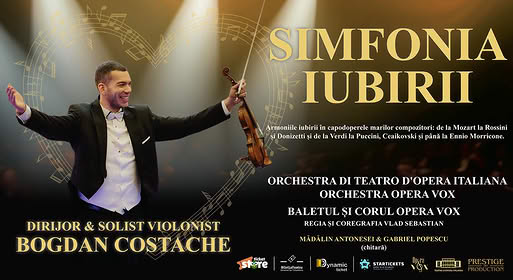 „Simfonia Iubirii”, spectacol dedicat iubirii, la Casa de Cultură a Sindicatelor din Oradea