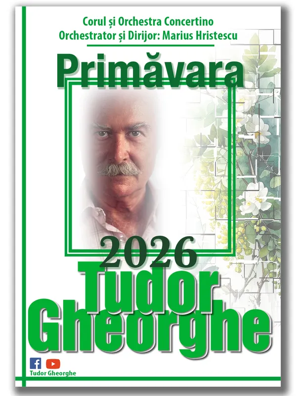 O seară de primăvară cu Tudor Gheorghe, la Casa de Cultură a Sindicatelor din Oradea