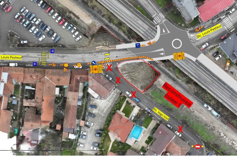 Circulație închisă temporar pe strada Vágó Iosif din Oradea