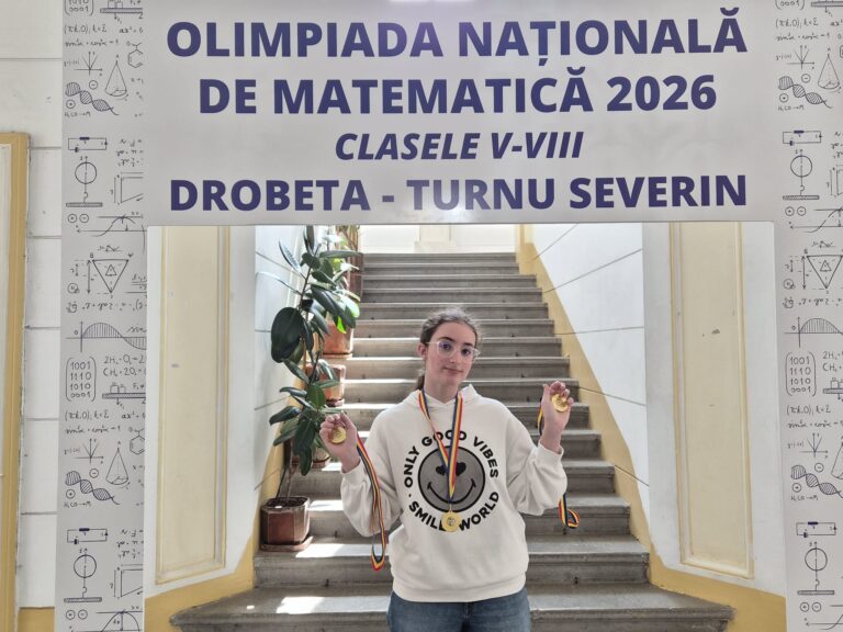 Elevă din Aleșd, medalie de aur la Olimpiada Națională de Matematică