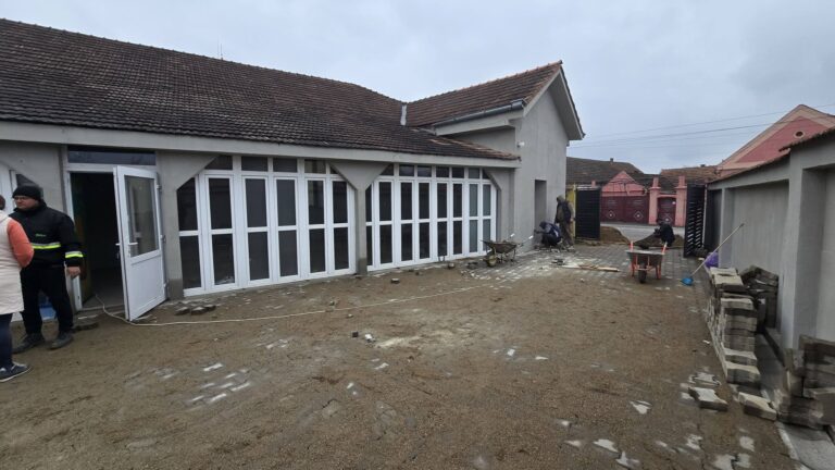 Căminul Cultural din Fughiu, aproape gata. Cum va arăta după modernizare (FOTO)