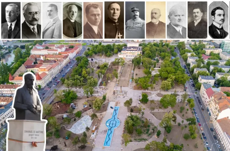 Aleea Personalităților Marii Uniri din Parcul 1 Decembrie prinde contur