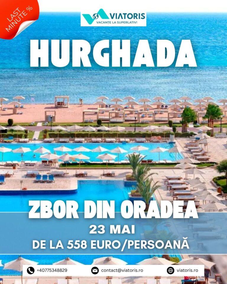 Vacanțe în Hurghada cu plecare din Oradea, de la 558 euro de persoană, în regim ultra all inclusive