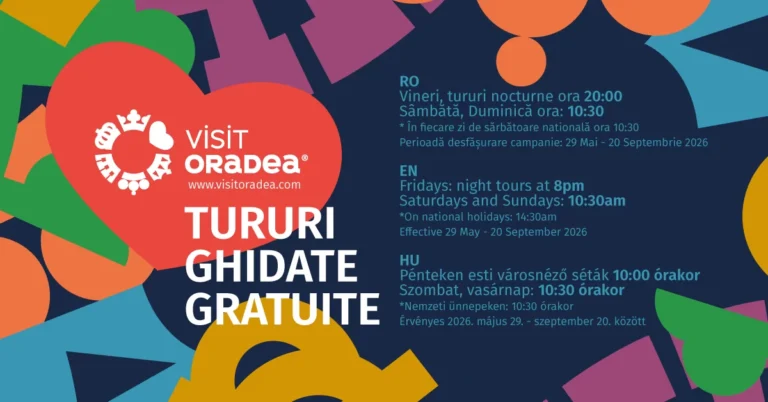 Tururi ghidate, gratuite, prin Oradea, în fiecare week-end