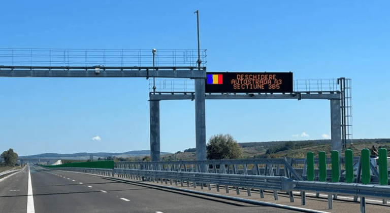 Un tronson din Autostrada Transilvania ar putea fi deschis până la sfârșitul anului