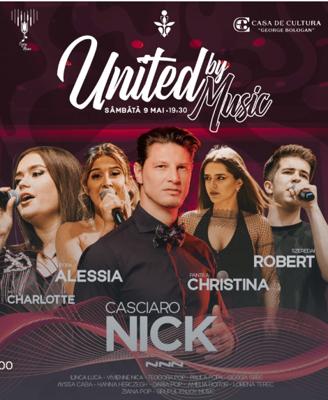 Nick Casciaro urcă pe scena din Băile Felix, la concertul „United by Music”