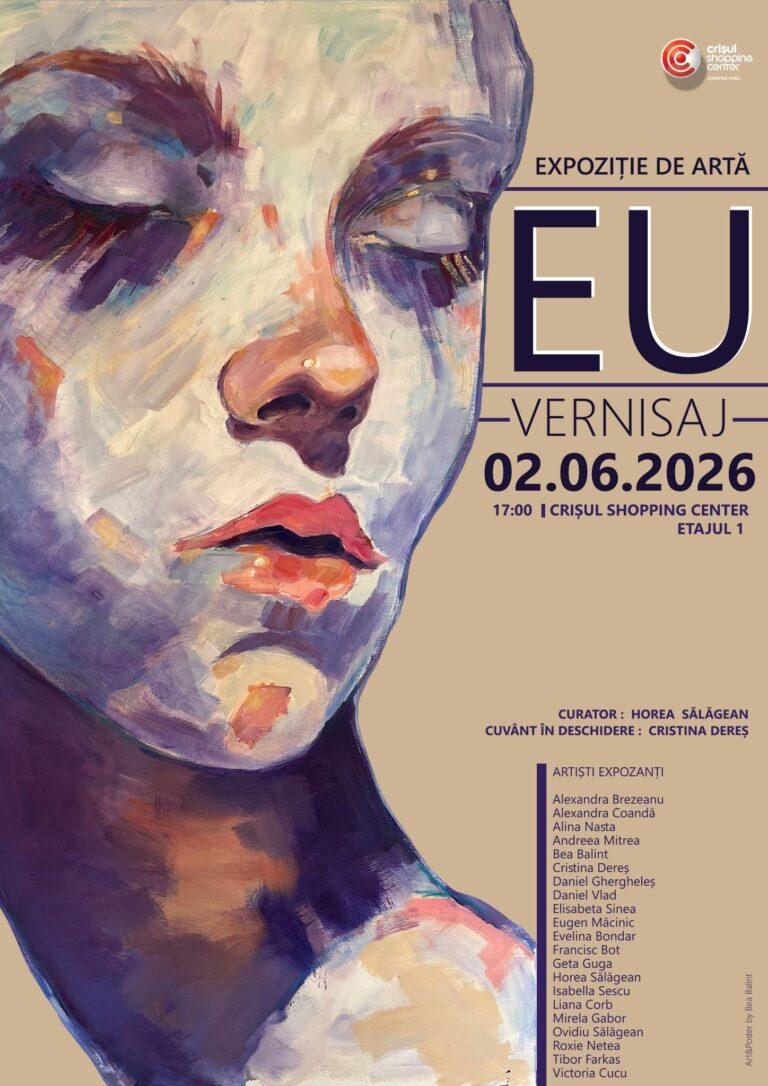 „EU” prinde viață la Crișul Shopping Center Oradea. Mai mulți artiști își expun emoțiile și poveștile în fața publicului
