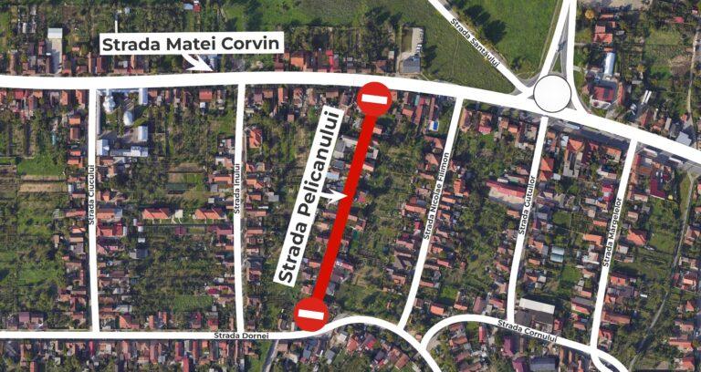 Restricții de trafic în centrul Oradei și în cartierul Episcopia. Mai multe străzi vor fi închise