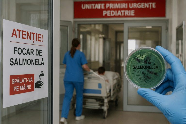Focar de salmonela la „Wenford Academy” din Oradea. 13 copii s-au îmbolnăvit, iar cinci au ajuns în spital