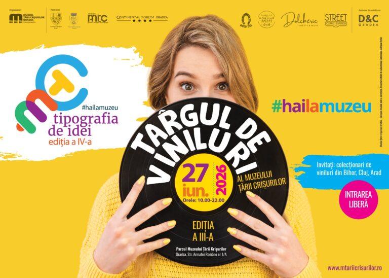 Târgul de Viniluri revine la Muzeul Țării Crișurilor. Colecționari din trei județe își dau întâlnire la Oradea