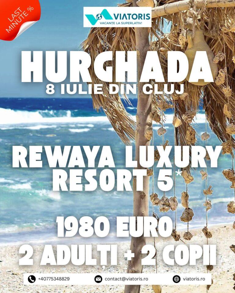 Vacanțe în Hurghada cu zbor din Cluj. Pachete all inclusive de la 1.370 de euro pentru familii