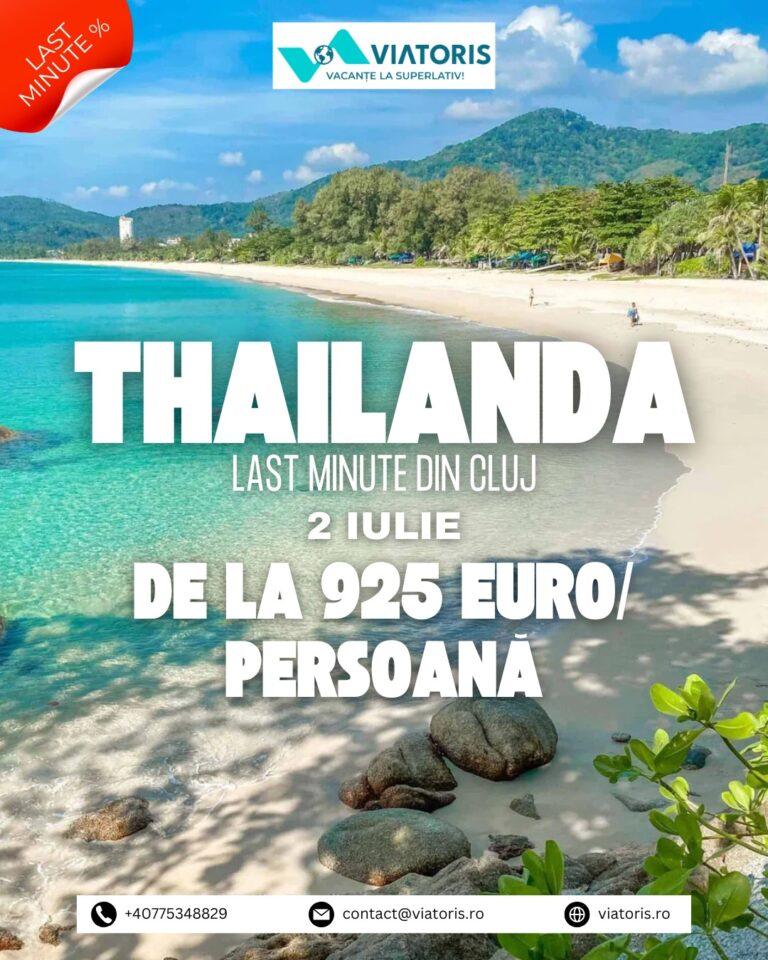 Ofertă last minute pentru Thailanda. Sejururi de o săptămână de la 1.850 de euro pentru două persoane