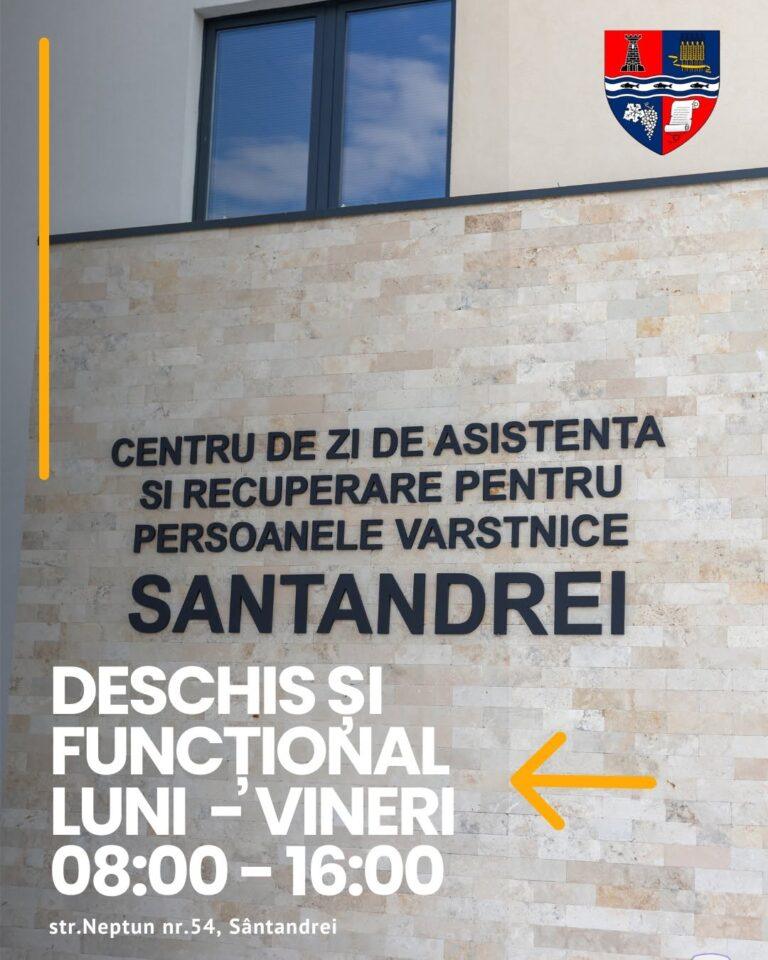 Centrul de zi din Sântandrei, deschis pentru vârstnici. Servicii complete de îngrijire, recuperare și sprijin. Vezi cum se face accesul