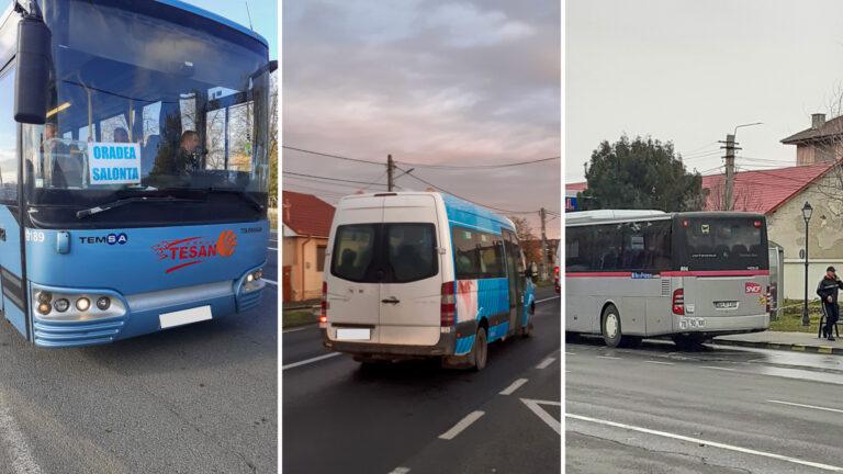 Val de controale pe drumurile din Bihor. Un șofer a fost amendat cu 10.000 de lei