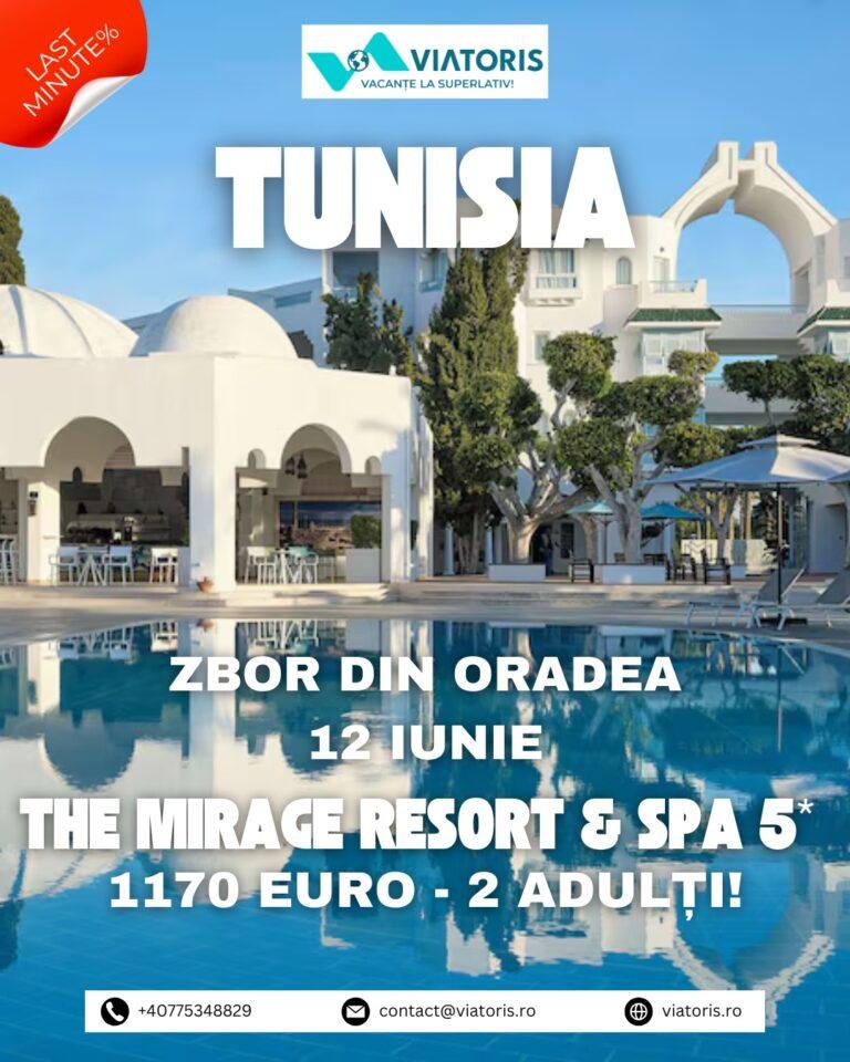 Vacanță last minute în Tunisia cu plecare din Oradea. Pachete Viatoris la resort de 5 stele, de la 1.170 euro pentru 2 adulți