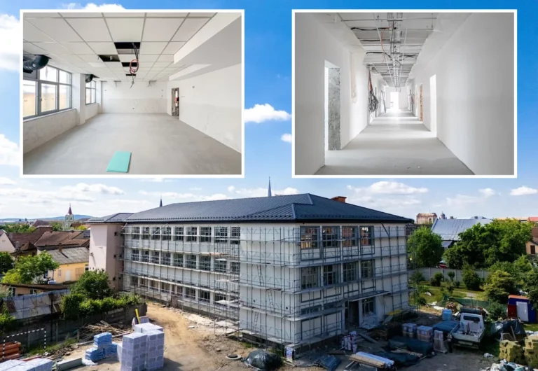 Liceul Sanitar „Vasile Voiculescu”, modernizat în proporție de 70%. Lucrările se încheie la finalul lunii august