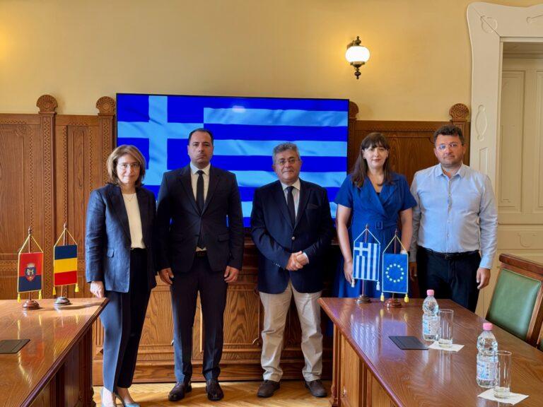 Oradea, promovată în fața Ambasadei Greciei ca punct-cheie pentru investiții și transport. Ce planuri au fost discutate la Primărie