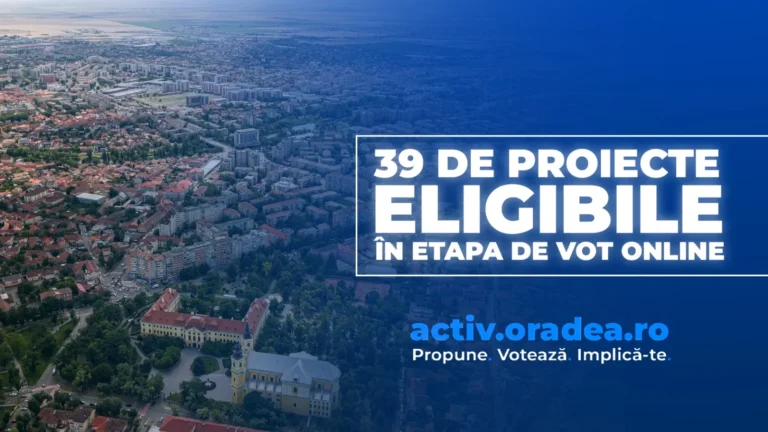 Ce vor orădenii să schimbe în oraș și ce proiecte au depus pentru bugetare participativă. Care au ajuns la votul online