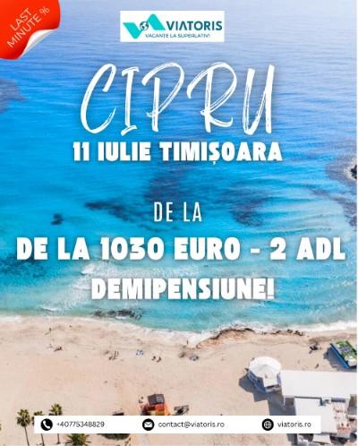 Oferte last minute pentru Cipru. Sejururi de la 1.030 de euro pentru două persoane, cu plecare din Timișoara