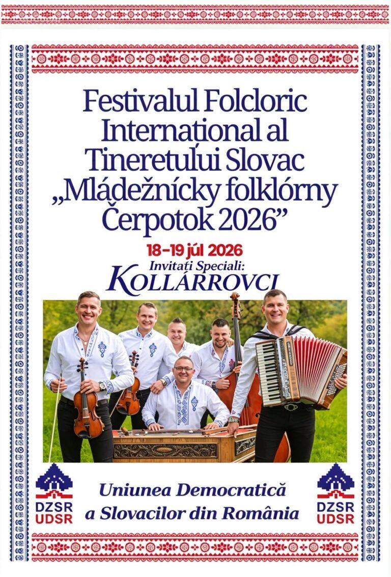 Ediția a XX-a a Festivalului Folcloric al Tineretului Slovac, cu peste 400 de dansatori din 10 țări