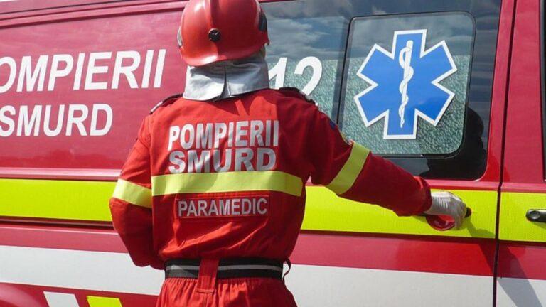 Pieton aflat în stop cardio-respirator după ce a fost lovit de un autotren pe DN 79, între Brătești și Răbăgani