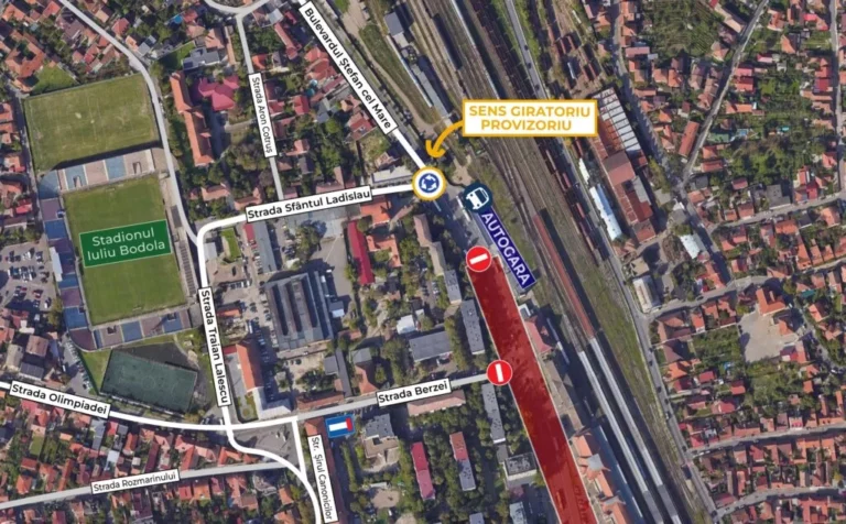 Noi restricții de circulație în Oradea. Mai multe străzi importante vor fi închise