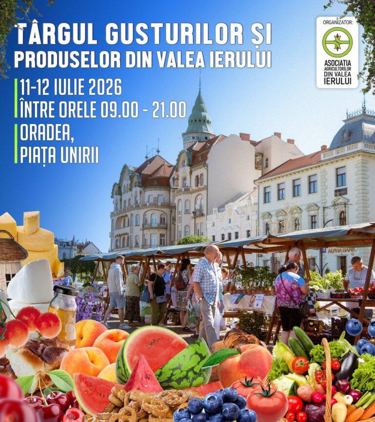 Târg cu produse locale și bunătăți tradiționale, în centrul Oradei. Ce pot cumpăra vizitatorii în acest weekend